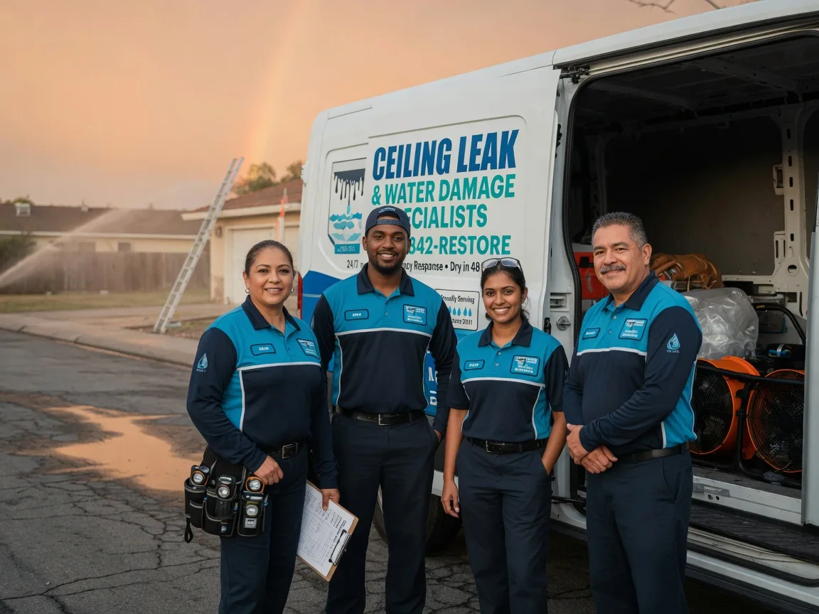 Ceiling Leak Cleanup company in Farmersville, IL