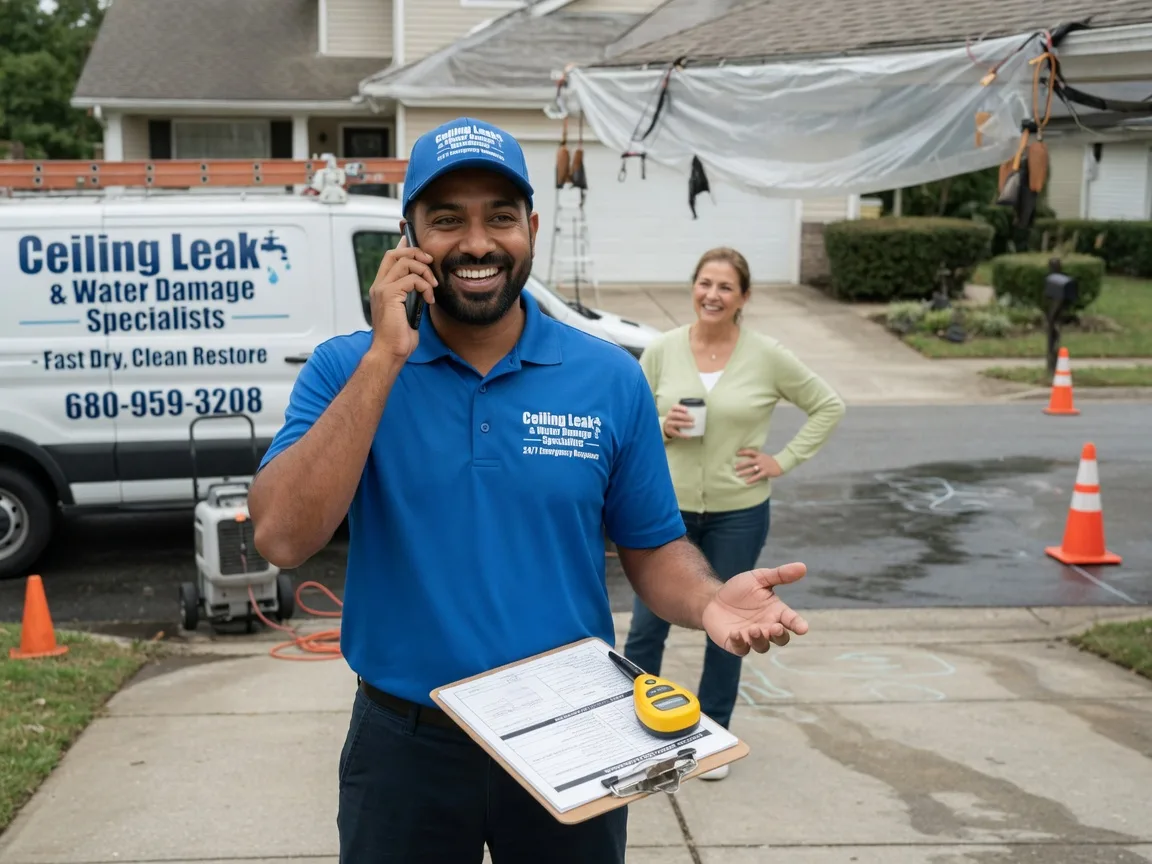 Ceiling Leak Cleanup Farmersville, IL FAQs
